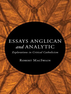 cover image of Essays Anglican and Analytic
